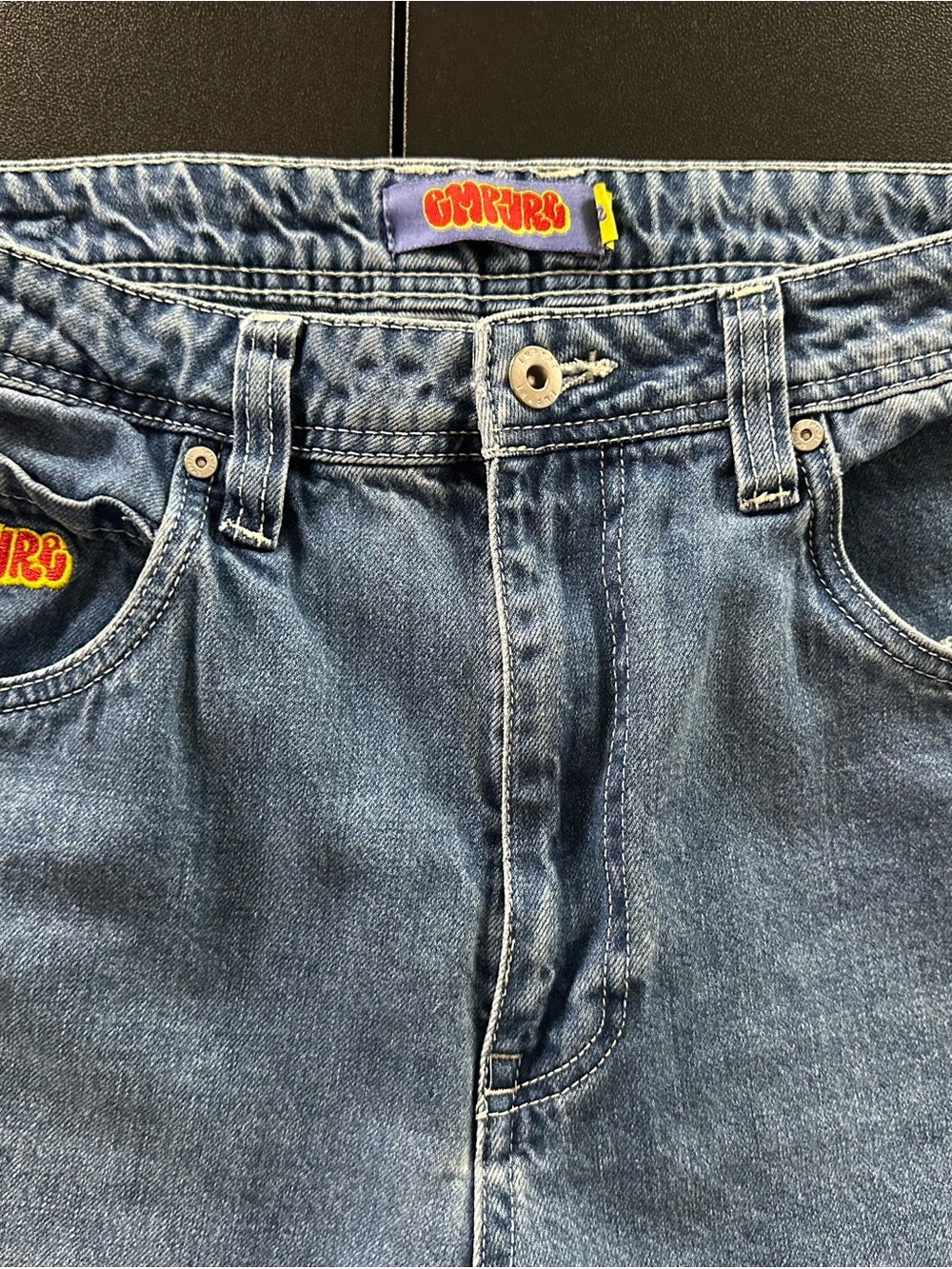 Empyre Baggy Classic Blue Men’s Jeans - Picture 4 of 7